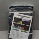 5X50FT Privacy Screen Fence, Heavy Duty Fencing Shade Cover, 170GSM 90% Blockage Mesh Shade Net for Wall Garden Yard Backyard (5 ft X 50 ft, Dark Green)