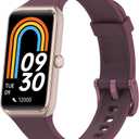 Fitness Tracker 1.47 Full Touchscreen Activity Tracker with Heart Rate Blood Oxygen Blood Pressure Sleep Monitor Step Calorie Counter Pedometer Smartwatches for Android and iOS Women Men (purple)