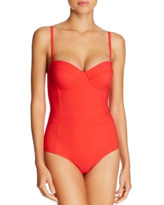One Piece Swimsuit Tummy Control - Slimming Bathing Suit V Wired Full Coverage 2025 Swimwear, Medium
