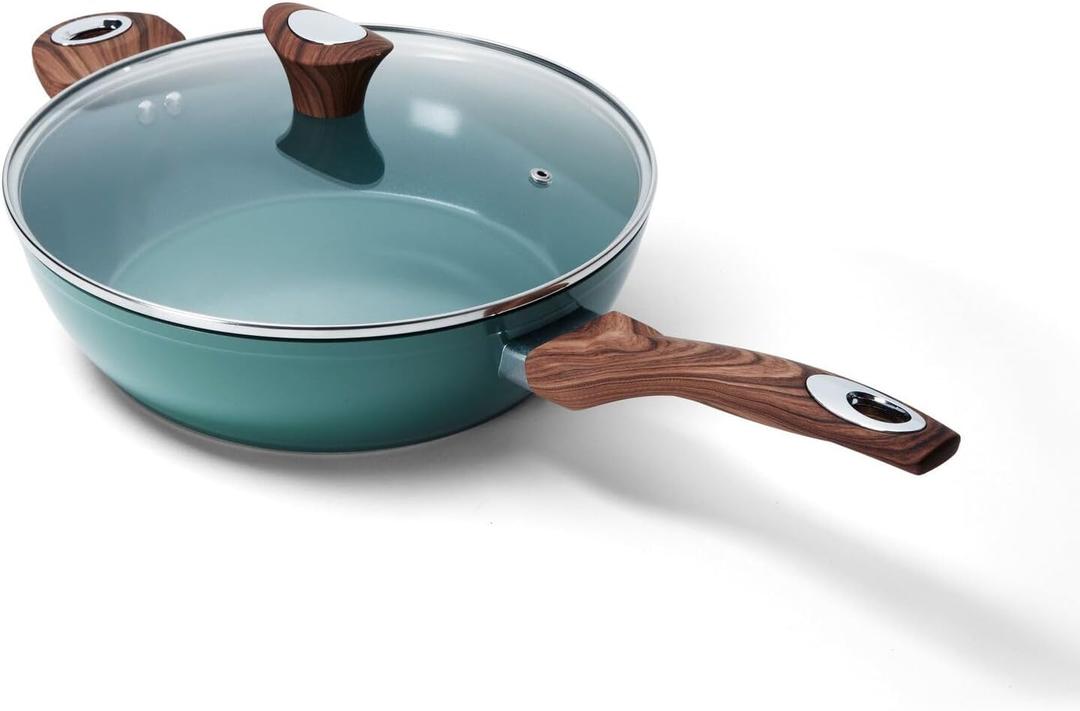 For GREEN 11 INCH DEEP FRYPAN