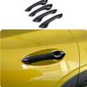Car Accessories Fit for Chevrolet TRAX 2024 2025 2026 Exterior Door Handle Cover Trims (Without Smart Holes:Glossy Black) 4PCS ABS
