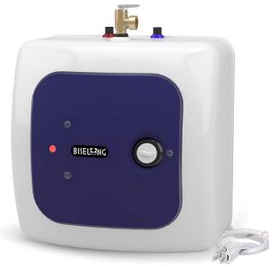 110V-120V 1.5Kw Small Under Sink Tank 8 Gallon Water Heater Hot Storage,Mini Instant Electric RV TR Trailer Kitchen Compact Point-of-Use,30L