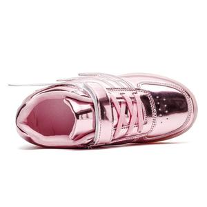 Kids' Breathable LED Light Up Sneakers - Casual Low-Top Shoes for Boys & Girls - 518-1 ,Size 36  