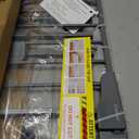 Cumbor 30-40.6 in Baby Gate for Stairs and Doorways, Dog Gate Cool Gray
