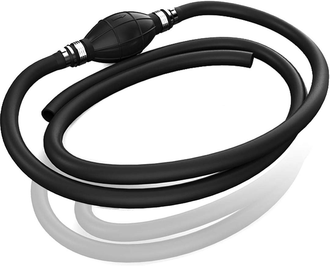 High Flow Siphon Pump, Gasoline Oil Water Fuel Diesel Transfer Siphon Pump, Siphon Hand Fuel Pump Portable Manual Car Liquids Gas Transfer PumpSiphon Hose, Siphoning Kit, 2M Durable Syphon Hose