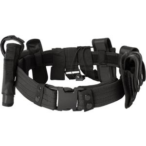 Utility Belt 10 in 1 Duty Belts Law Enforcement with Components Pouches Bags for Tactical Security, Military Modular Equipment System Mold