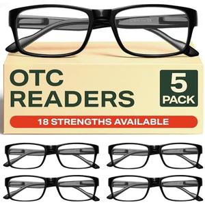 Gaoye 3.25 Professional Reading Glasses for All Day - Computer Readers with Blue Light Protection - Value Pack