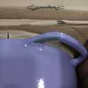 Lodge Essential Enamel Cast Iron Dutch Oven 6 Quarts - Perfect for Bread Baking, Braising, Marinating & Slow Cooking, Features Moisture-Sealing Lid & Dual Handles, Kitchen Essentials, Lilac