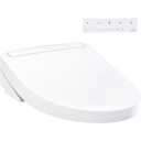 TOTO WASHLET S5 Electronic Bidet Toilet Seat with Instantaneous Water Heating, PREMIST and EWATER+ Wand Cleaning, Elongated, Cotton White - SW3446#01