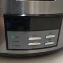 Crock-Pot Large 8-Quart Programmable Slow Cooker with Auto Warm Setting Black Stainless Steel