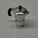 IMUSA USA B120-42V Aluminum Espresso Stovetop Coffeemaker 3-Cup, Silver (Pack of 1)
