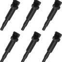 Set of 6 Ignition Coil Pack Fits for BMW 128i 328i 325i 325Ci 335i 335xi 525i 550i 528i 528xi 530i 535i 545i 650i X5 Z4 X3 2003 2004 2005 2006 2007 2008 2009 2010 2011 2012 Coil Packs Replace UF592