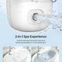 Bath Jets for Tub, Bath Jet or Bubble Mode, Cordless Waterproof Portable Bathtub Accessories with 3-Level Adjustable Speed, Bathtub Jets Massage for Home Spa, Travel Massage, Relaxing, Soothing
