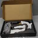 Antique Brass Bathroom Faucet Gold Three Holes Widespread Crystal Handle Bathroom Sink Faucets Retro Vintage Lavatory Vanity Faucet (Type 2 Brass)