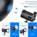NEEWER 16"/41cm Aluminum Standard Reflector Beauty Dish with White Diffuser Sock for Bowens Mount Studio Strobe Flash Light, NEEWER Vision 4 ML300 S101-300W S101-400W etc