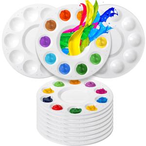 Mr. Pen 8Pack Paint Tray Palettes - Plastic Paint Trays for Kids & Adults