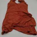 One Piece Swimdress Swimsuit for Women Tummy Control Wrap Swim Dress Modest Ruched Skirt Bathing Suit M