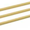 goldenwarm Brushed Brass Cabinet Hardware Gold Drawer Pulls 15Pack - LSJ12GD320 Gold Kitchen Hardware Handle for Dresser Square Closet Door Handle 12-3/5" Center to Center