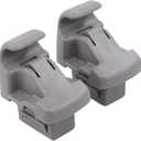 MOTOKU Set of 2 Grey Sunvisor Sun Visor Holder Clips for Subaru Ascent 2019-2022 Crosstrek 2013-2017 Impreza 2008-2016 Legacy Outback 2010-2022