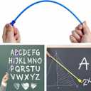 3 x 10PCS Children Finger Reading Stick,Teacher Pointer Finger Stick for Classroom, Point Reading Pen,Kindergarten Student Teacher Teaching Reading Finger Shape Mini Pointer Stick (Transparent)