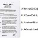 2 x SKOANBE 12 Pack CR1620 3V Lithium Battery for Car Remote Key Fob
