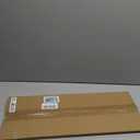 HVAC Premium 22'' x 8'' [Duct Opening] Flat Stamped Steel Return Air Grille - Sidewall and Ceiling - HVAC Vent Duct Cover - White [Outer Dimensions: 23.75''w X 9.75''h]