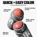 Milk Makeup Lip + Cheek Stick Buildable Cream Blush + Lip Color w/Hydrating Mango Butter + Avocado Oil for a Natural Flush Long-Lasting, Multiuse, Vegan Formula