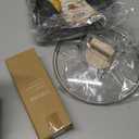 CAROTE Non Stick Frying Pan Skillet, 8" Nonstick Fry Pan with Glass Lid, Egg Pan Omelet Pans, Granite Cookware, PFOA Free (Classic Granite, 8-Inch)