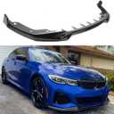 Front Lip Compatible with BMW G20 330e 330i M340i M-Sport 3-Series 2019-2022, MP Style Bumper Air Dam Lower Chin Spoiler Splitter, Protection Body (Carbon Fiber Pattern)