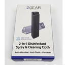 ZGear 2-in-1 Disinfectant Spray and Clothing Cloth