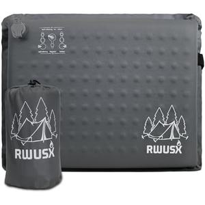 RWUSX Inflatable Stadium Seat Cushion, Portable Self Inflating Outdoor Seat Cushion for Stadium, Airplane, Travel, Camping, Car & Office