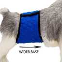 Mkono Male Dog Belly Band Wraps Washable Dog Diapers Male for Small and Medium Dogs, Waist 14.2 Inches to 20 Inches(3 Pack,Blue,White,Yellow)