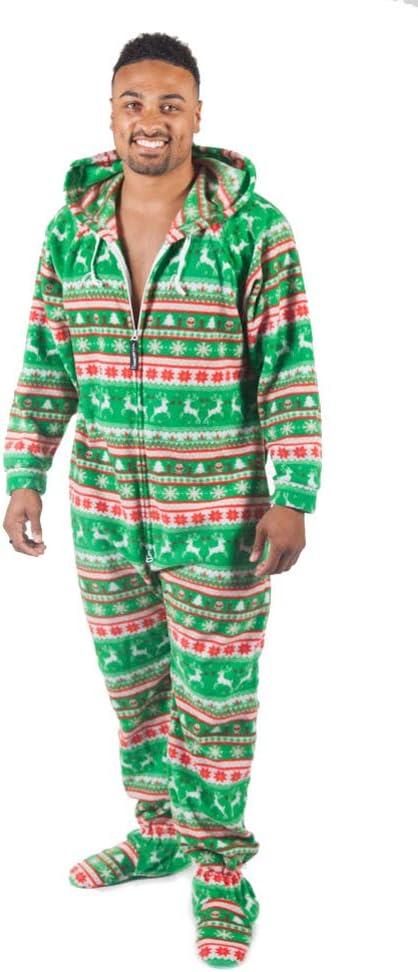 Forever Lazy Footed Adult Onesies, One-Piece Pajama Jumpsuits for Men and Women, Unisex. with Detachable Feet. (XS)