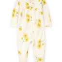 Carter’s Pajama Set, Ivory-Yellow Floral, Size 3M