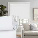 Persilux No Drill No Tools Cordless Blackout Roller Shades for Windows, Thermal Insulated UV Protection Pull Down Shades, Total Blackout Window Blinds for Home, Office, Bedroom (White, 31" W x 72" H)