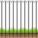 10 Pack 10Ft String Light Poles,Outside String Lights,Outdoor Light Poles with Fork,Metal Poles Stand for Patio,Backyard,Deck