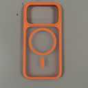 TORRAS Magnetic Shockproof for iPhone 17 Pro Case, Compatible with MagSafe, Military-Grade Drop Protection, Camera Control, DIY Button, Slim Translucent Phone Case for iPhone 17 Pro, Orange