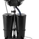 VEVOR Portable Shampoo Bowl, Shampoo Sink for Washing Hair with Electric Pump, Includes 2 Buckets 2 Showerheads, Drain Hose, Height and Angle Adjustable Portable Wash Bowl for Home Salon Use, Black, 18.9x19.69xinch
