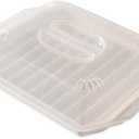Nordic Ware Bacon Rack with Lid, 10.25x8x2 Inches