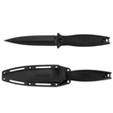 Kershaw Secret Agent (4007); Concealable Boot Knife with Strong Single Edge 4.4 Inch 8Cr13MoV Steel Blade; Arrives with Dual Carry Molded Sheath and Stealthy Non-Reflective Black Oxide Finish, 3 OZ