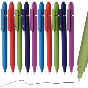 2 x RIANCY Gel Pens, 0.5mm Black Ink Quick Dry Ball Point Pens, Fine Point Smooth Writing Pens, Cute Aesthetic Gifts Set for Men Women Journaling, Office School Stationery Supplies