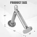 V-Shaped Bar Straight Rotating Bar Curl LAT Pull Down Bar D Handle Double D Row Handle LAT Pulldown Attachments Cable Machine Attachment for Home Gym