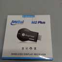 Wireless HDMI Display Adapter - WiFi 4K&1080P Mobile Screen Mirroring for iPhone Mac iOS Android Receiver Dongle to TV/Projector Receiver Support Windows (Black)