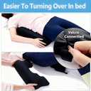 Bed Sore Cushions for Butt,Memory Foam Hemorrhoid Pillow for Sitting,T Shaped Opening Wheelchair Cushions for Pressure Relief, Donut Pillow for Bed Sores & Bedridden Pressure Sore,Black