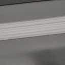 Coengwui Peel and Stick Wall Molding, Chair Rail Wainscoting Panel, Finish Trim for Home Decoration (Paintable White, 19.6ft x 1.6in)