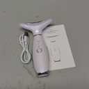 Dopsikn 7 Color Galvanic Machines - Red Light Therapy for Face and Neck, Face Massager Tool for Wrinkles, Double Chin, Vibrating Facial Massager with Thermals, White