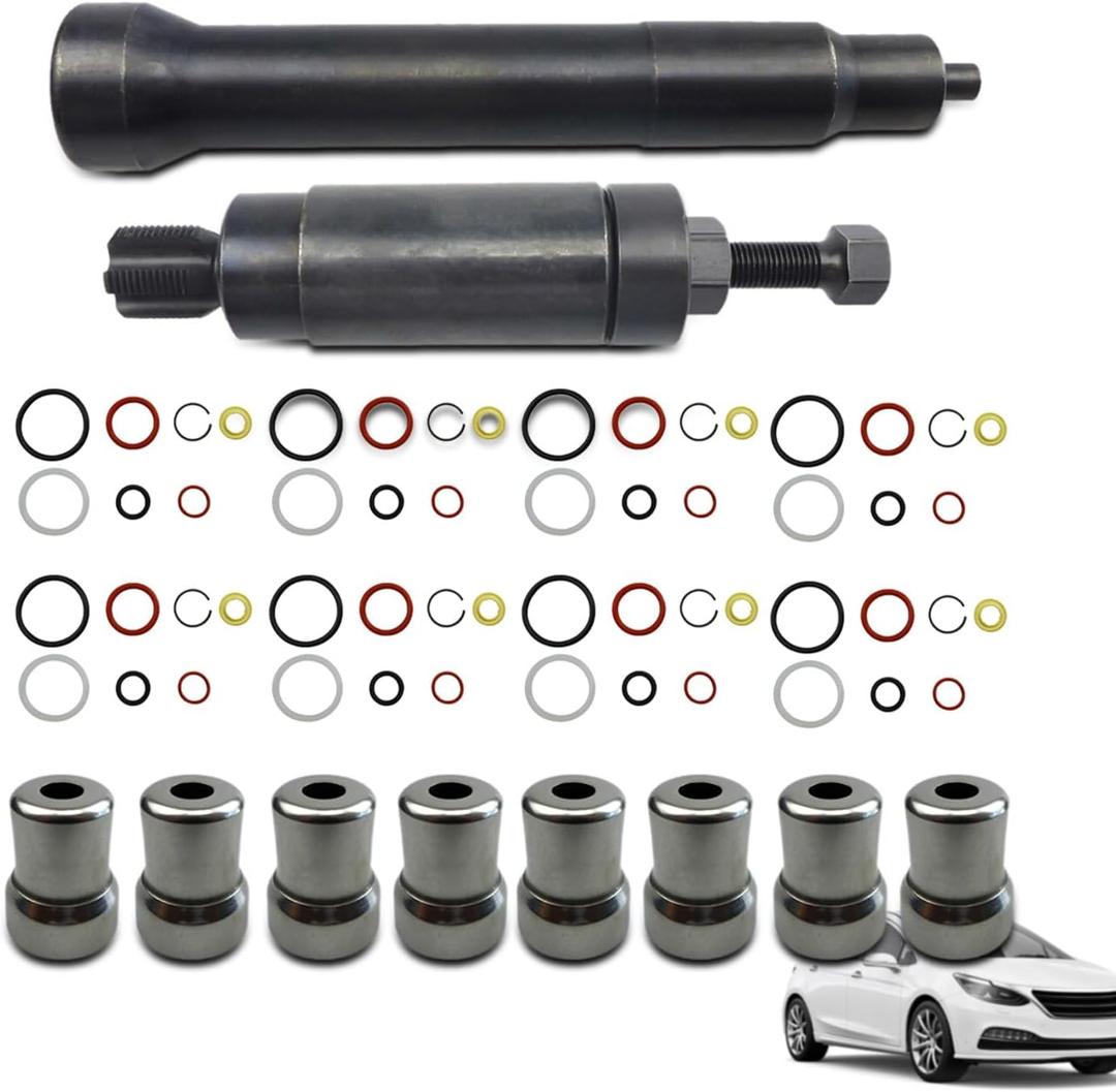 Injector Sleeve Cup Removal Tool and Install Kit AB-E721-60TK 3302 For Ford Powerstroke 6.0L 2003 2004 2005 2006 2007 2008 2009 2010