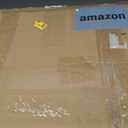 Outdoor Grill Cart Table,Indoor and Outdoor Pizza Oven Table,with 4 Movable Total Lock Casters, Hooks, Side Handle Multifunctional (Black) (Black) (Black flattop - black frame)