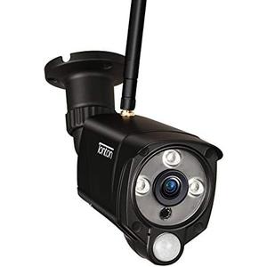 Tonton [Add -on IP Camera] 1080P Full HD 2MP Wireless IP Network Camera,Metal Housing,Waterproof Outdoor Indoor Security Camera with PIR Sensor,2 Way Audio, Only Suitable 8/10CH NVR (Black)