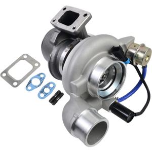 GELUOXI HE351CW HY35W Turbocharger w/Turbo Wastegate Control Solenoid Replacement for 2004-2007 Dodge Ram 2500 3500 5.9L Diesel 5143256AA 4036835 4089797 4036054 5140305AA